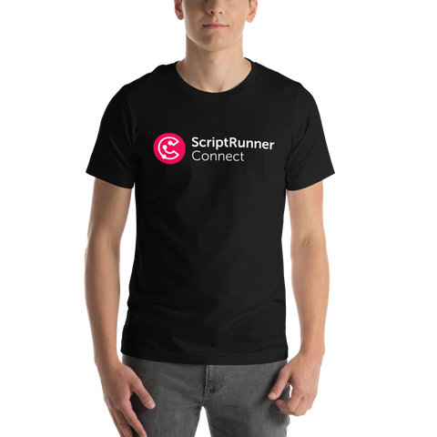 Printed Unisex T-shirt - ScriptRunner Connect Black 1