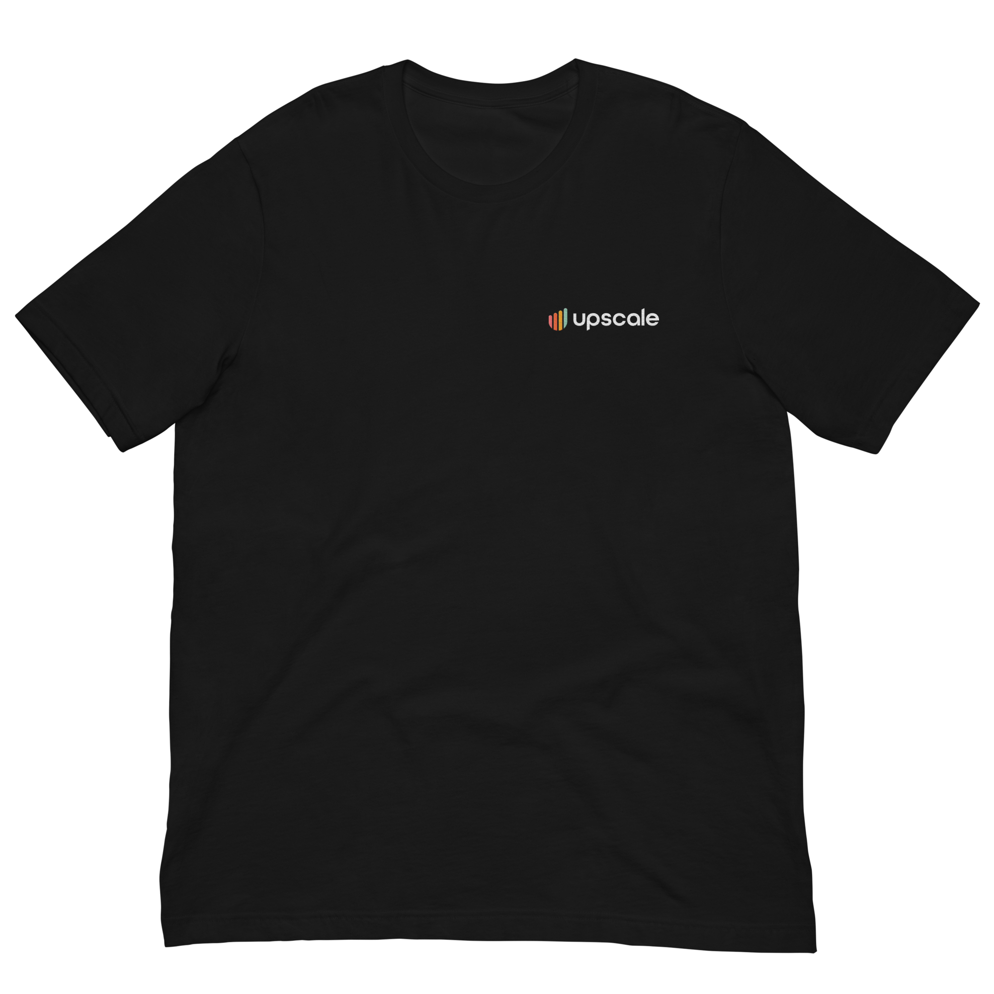 Upscale - Embroidered Unisex T-shirt (light logo)