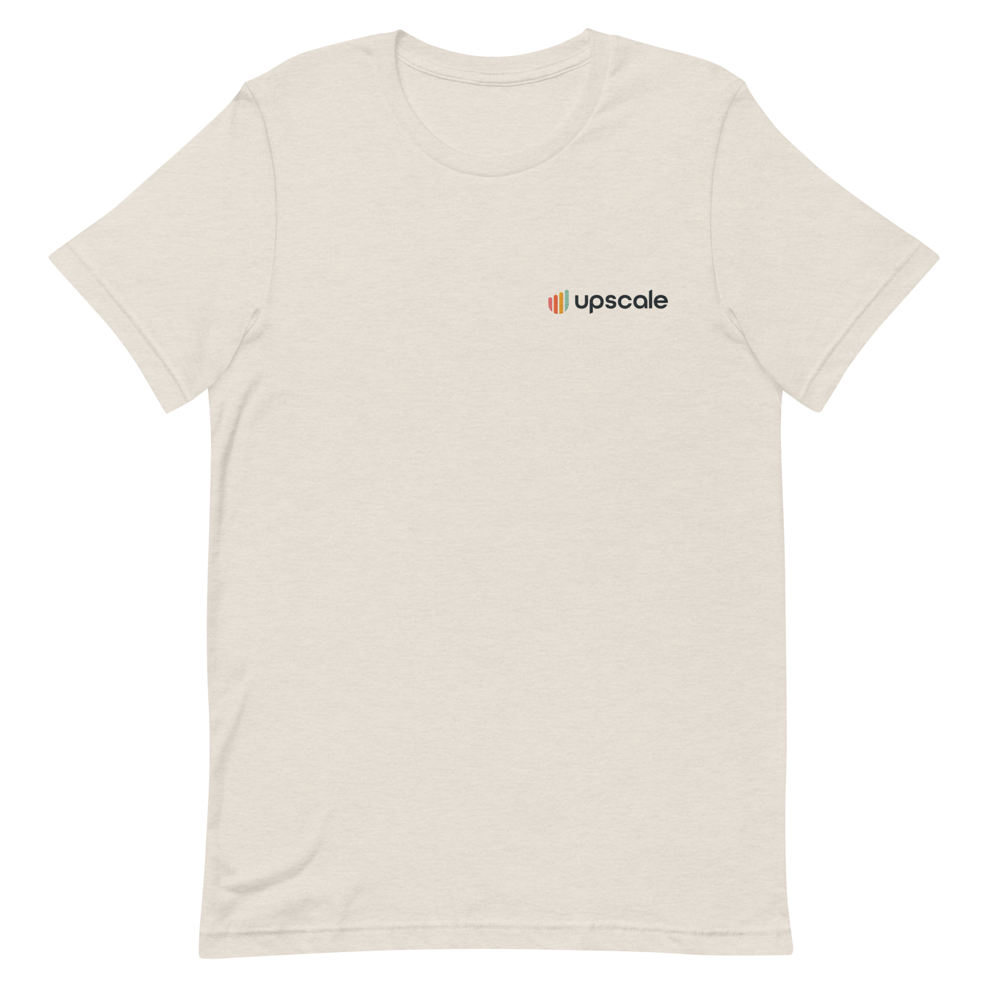 Upscale - Embroidered  Unisex T-shirt (dark logo)