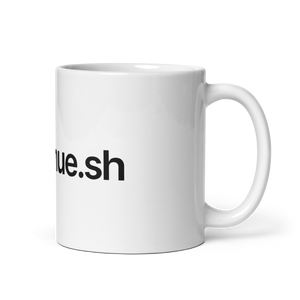Venue.sh - White glossy mug