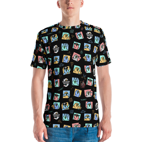 Adaptavist All-over Parrot Design T-Shirt