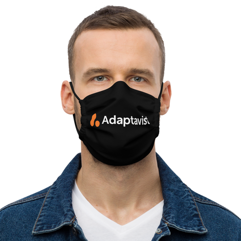 Adaptavist Middle Logo Design Face Mask