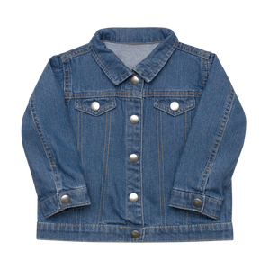 Baby Denim Jacket -  Embroidered Adaptavist Hello Design