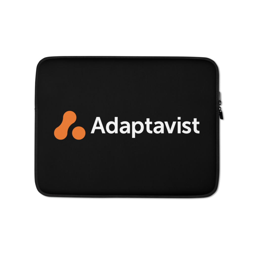 Black Laptop Sleeve 13" - Adaptavist Logo
