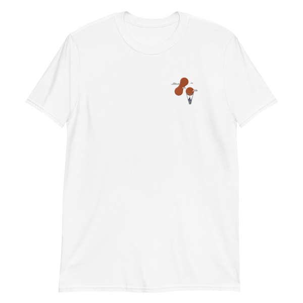Men's Embroidered Adaptavist Balloon Design T-Shirt MC