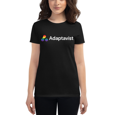 Women's Printed T-shirt - Adaptavist Pride Glyph CB2