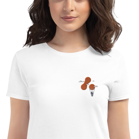 Women's Embroidered Adaptavist Balloon Design T-Shirt MC